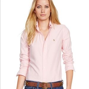 Pink Ralph Lauren Button Down- Slim Fit